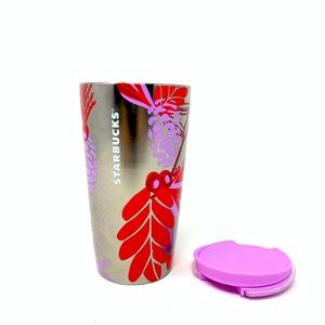 Starbucks 2021 Holiday edition pine comb and leaves ceramic tumbler